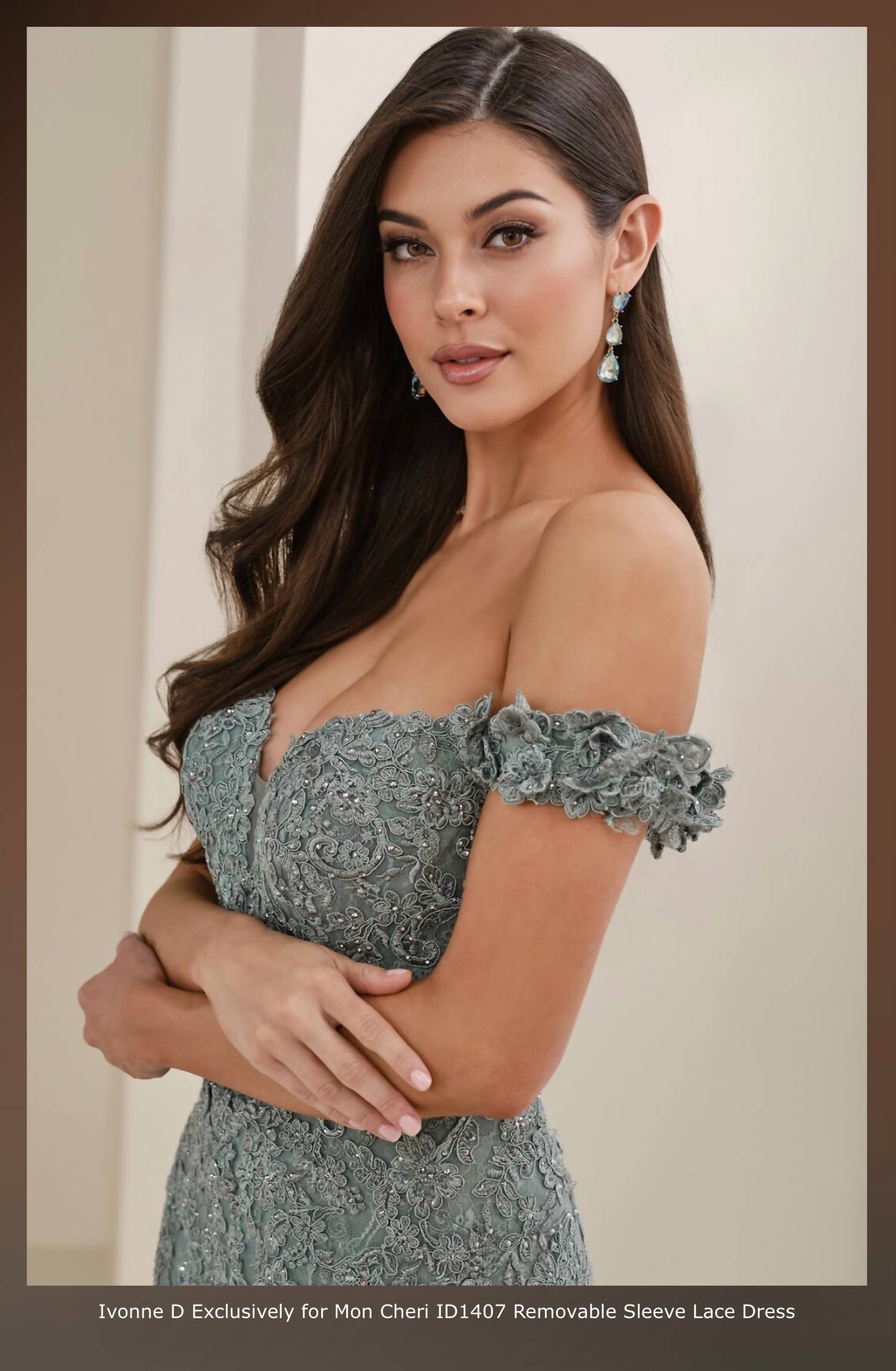 Ivonne D - Off-Shoulder Formal Gown