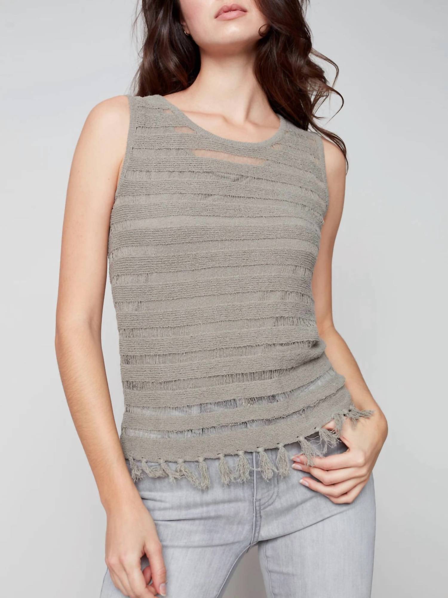 Charlie B - Bouclé Yarn Cami