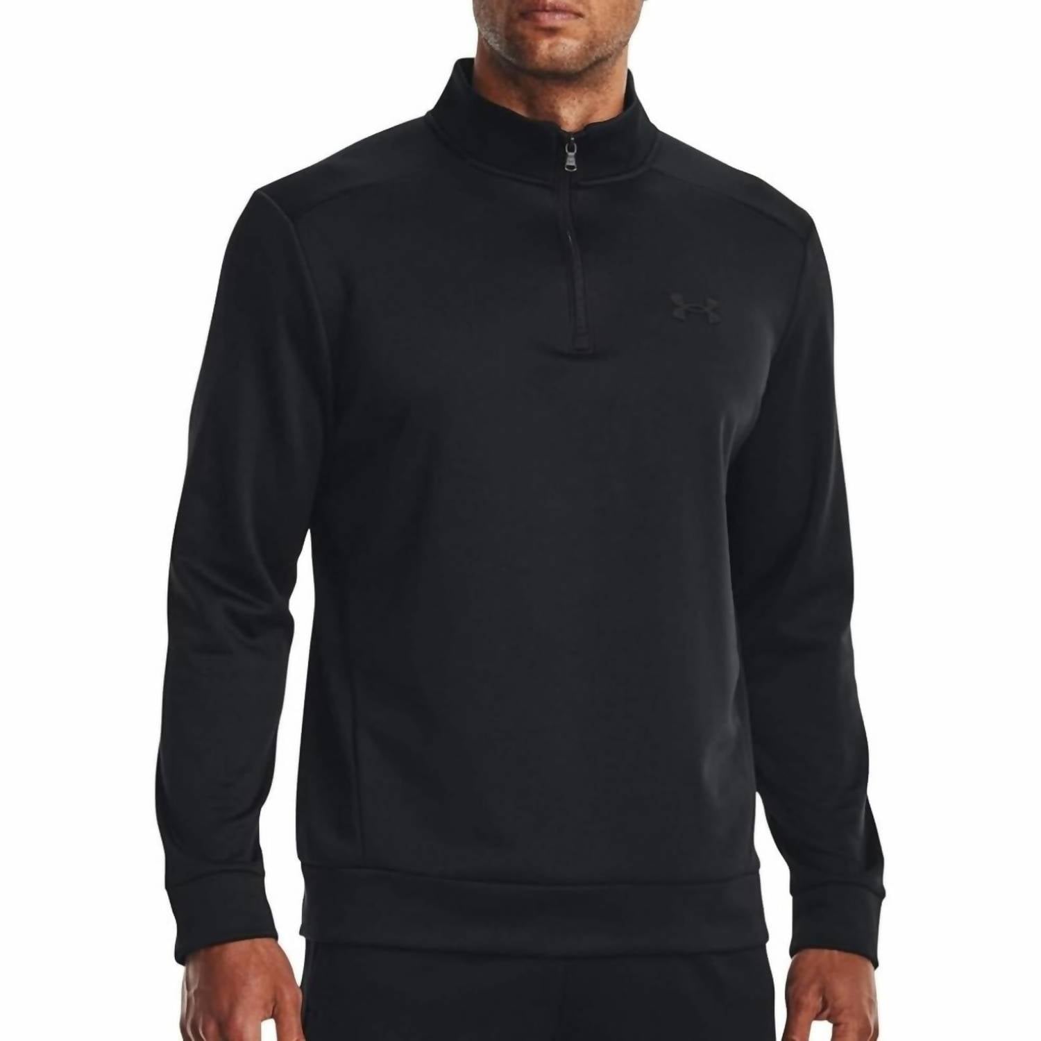 UNDER ARMOUR Armour Fleece Quarter Zip Pullover Sweater in blue - men's sweater