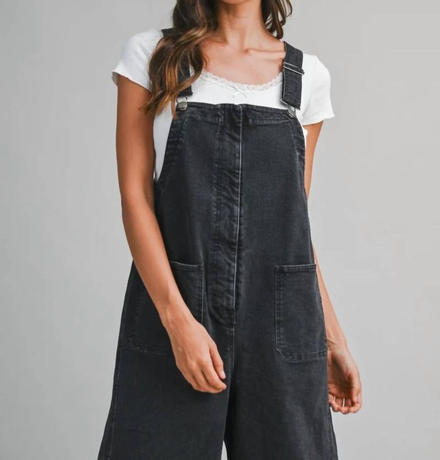 Mable - Shiloh Wide Leg Overalls