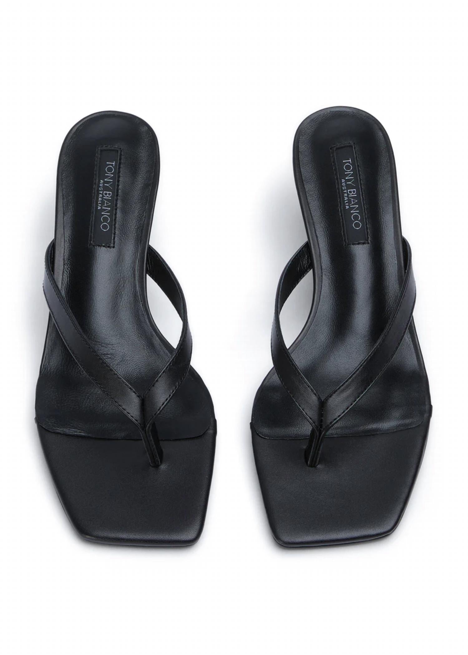 Tony Bianco - Women's Topaz Leather Kitten Heels