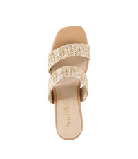 Seychelles Women's Newport Raffia Strap Heel Sandals in natural - women's sandal - view 4
