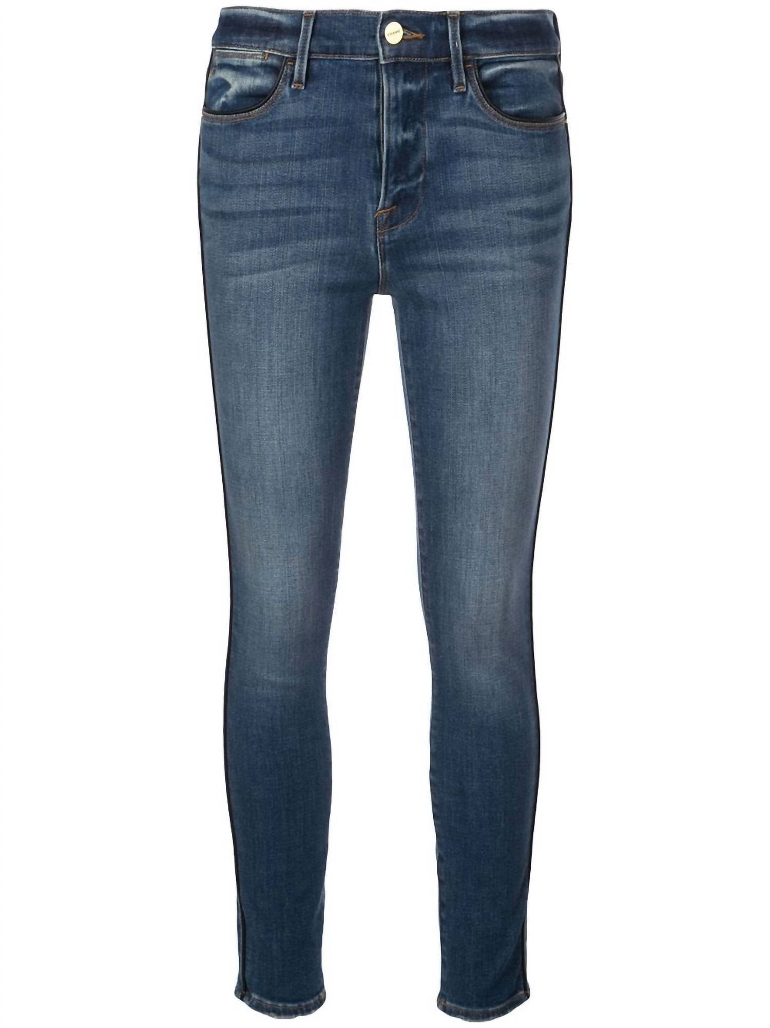 Le High Tux Stripe Jeans