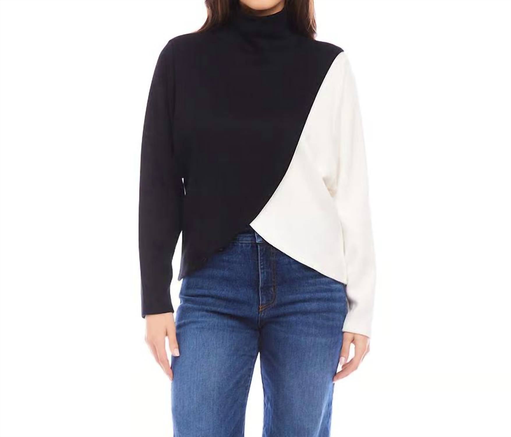 Karen Kane - Brio Crossover Colorblock Sweater