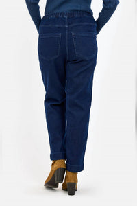 Jensen Relaxed Fit Denim Jeans in blue - women's jeans - detail view