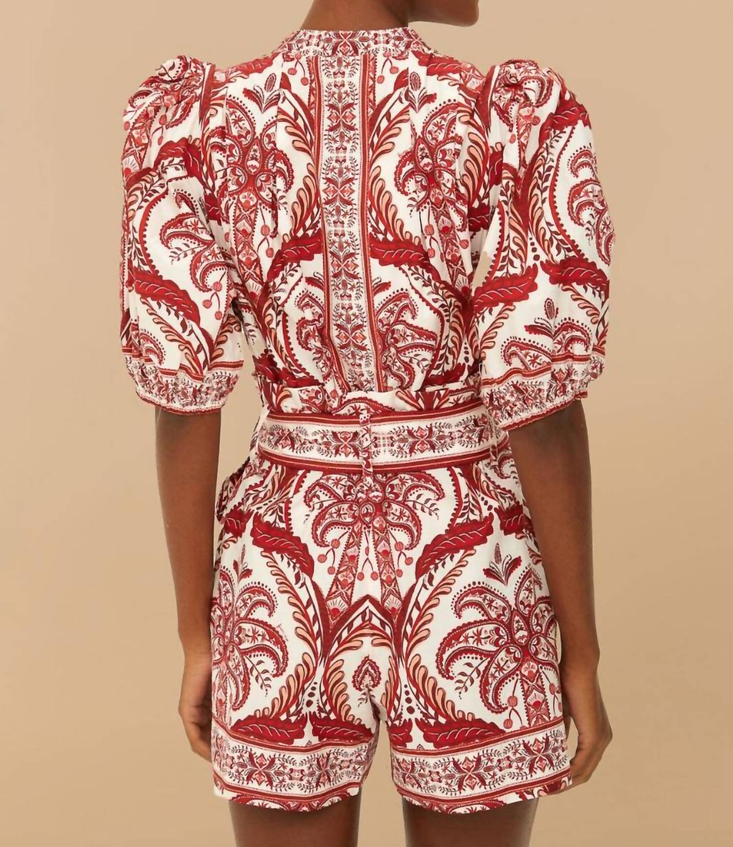 Farm Rio - Tropical Cameo Romper