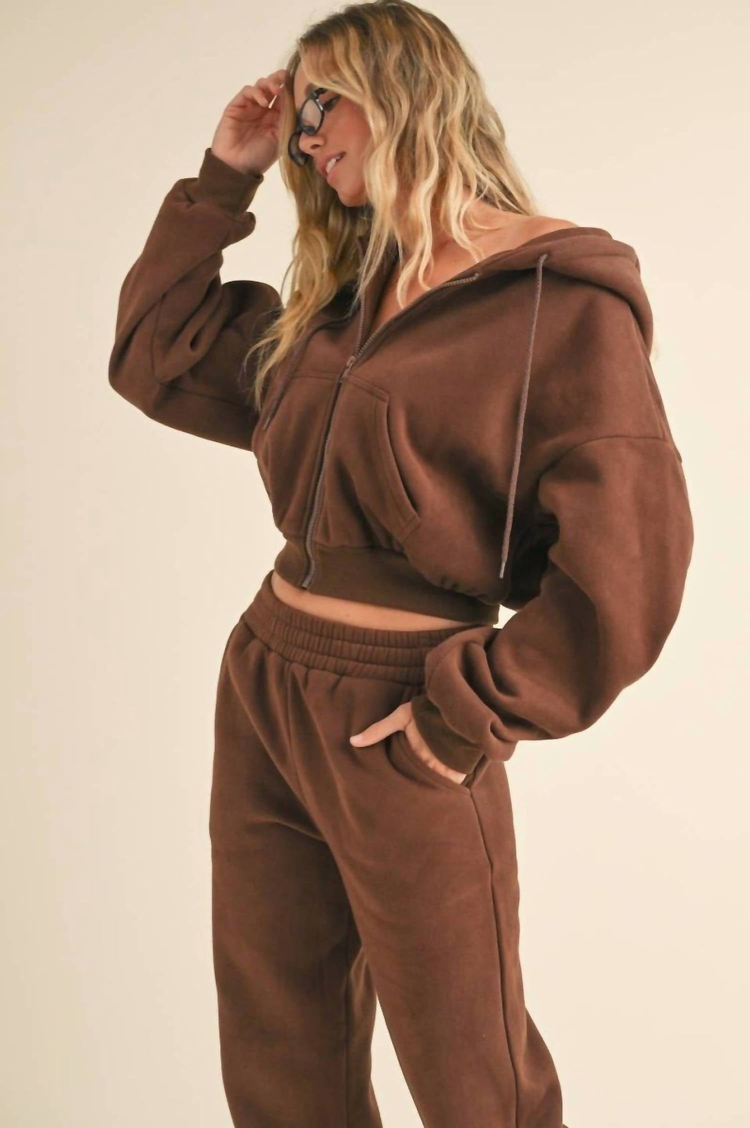 Kimberly C - Southwest Fleece Zip Up Hoodie