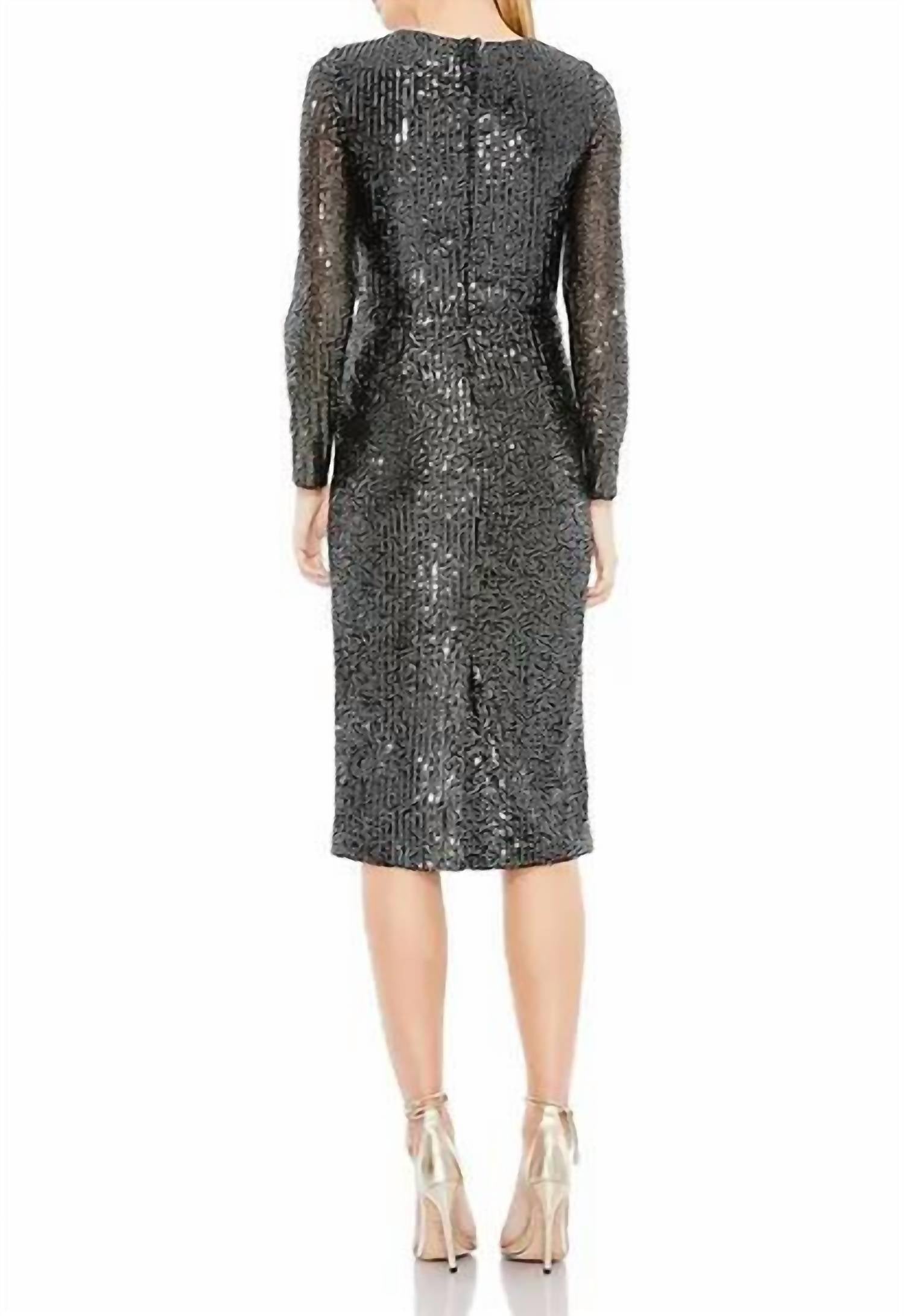 Mac Duggal - Faux Wrap Dress