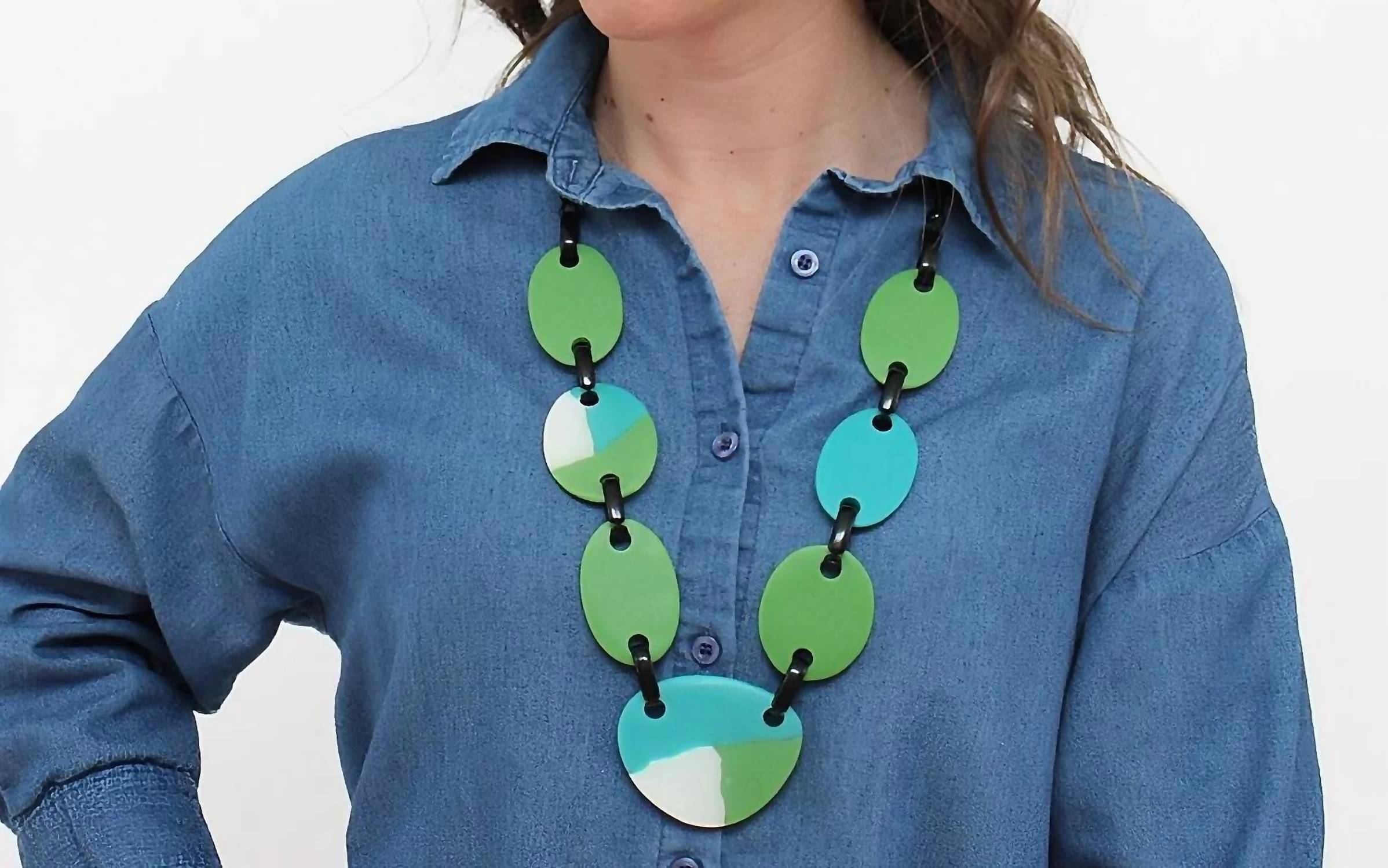 Sylca Designs - Orla Link Statement Necklace