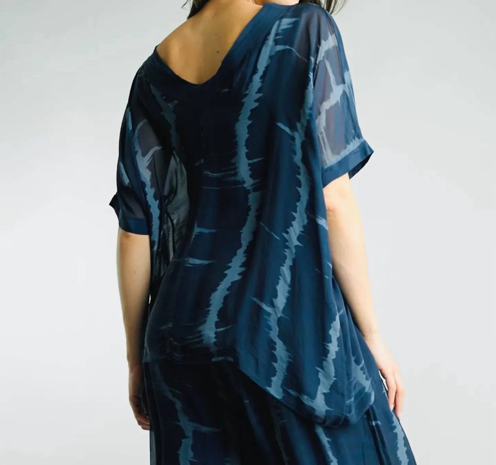 Tempo Paris - Tie Dye V-neck Top