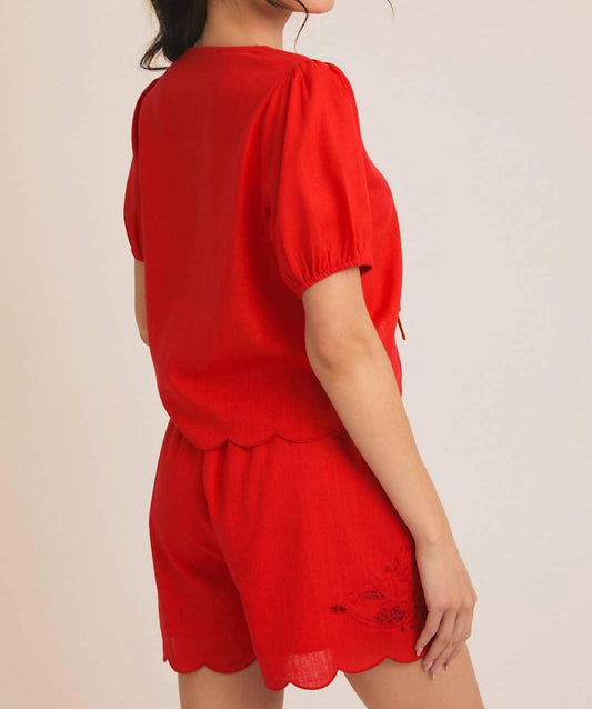 Gilli - Summer Sunsets Top And Short Set