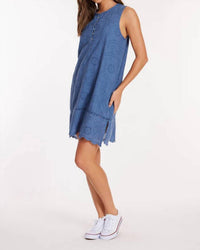 Mododoc - Lace Tank Shift Dress