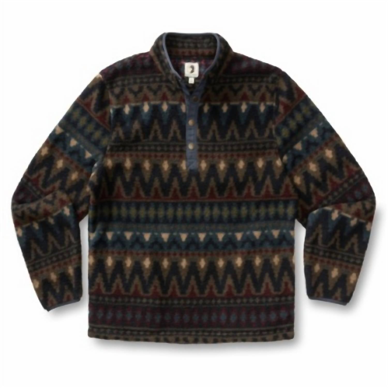Duck Head - LS PINEVIEW FLEECE 1/4 SNAP PULLOVER