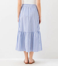 Karen Kane - Striped Tiered Midi Skirt