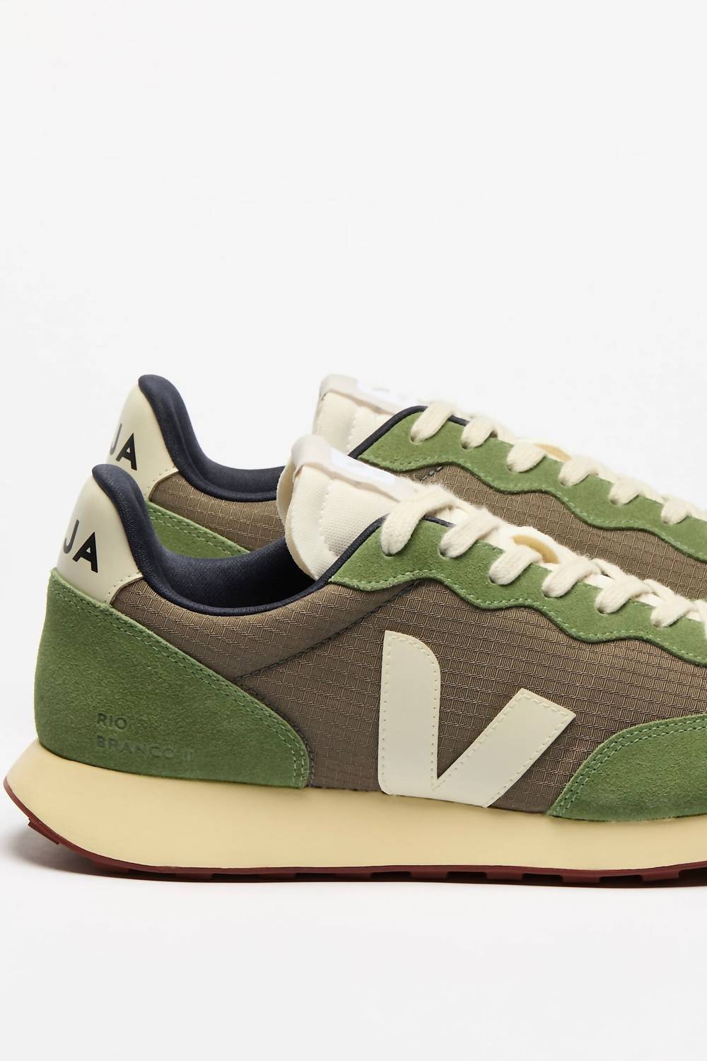 VEJA Women's Rio Branco Sneakers in kaki pierre - women's sneaker - alternate view