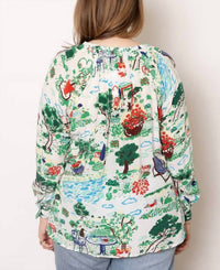 Mii Collection - Charme Long Sleeves Tunic Blouse
