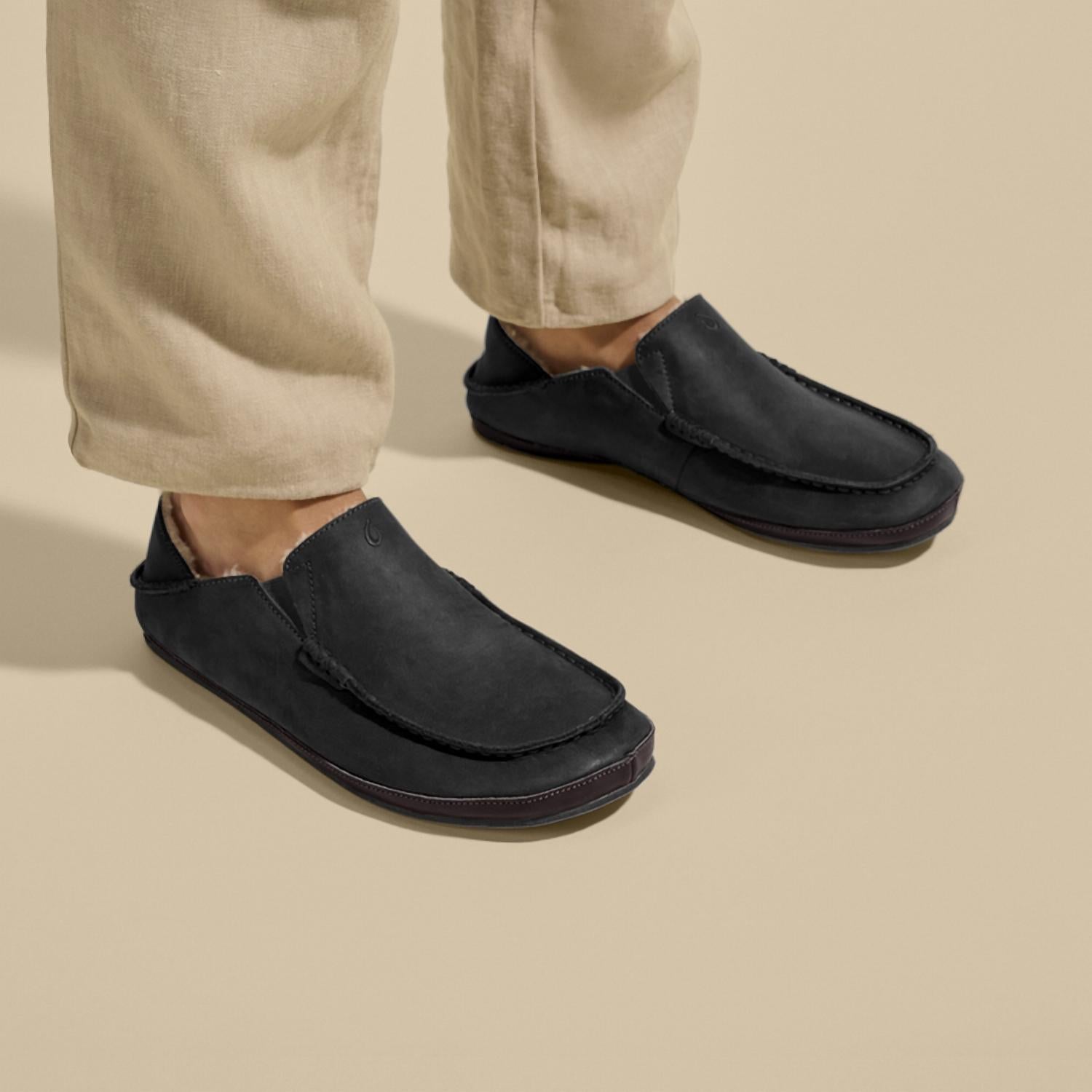 Olukai - Men’s Moloa Premium Leather Slippers