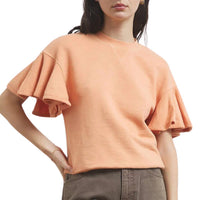 Ulla Johnson Women's Maia Top in pale coral - women's t-shirt