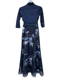 Teri Jon - Taffeta Accordion Pleat Gown