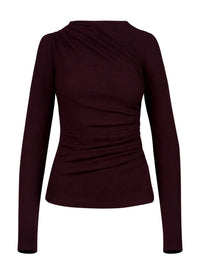 Smythe - Ruched Knit Top