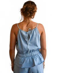 Sadie & Sage - Energize Gathered Elastic Waist Top