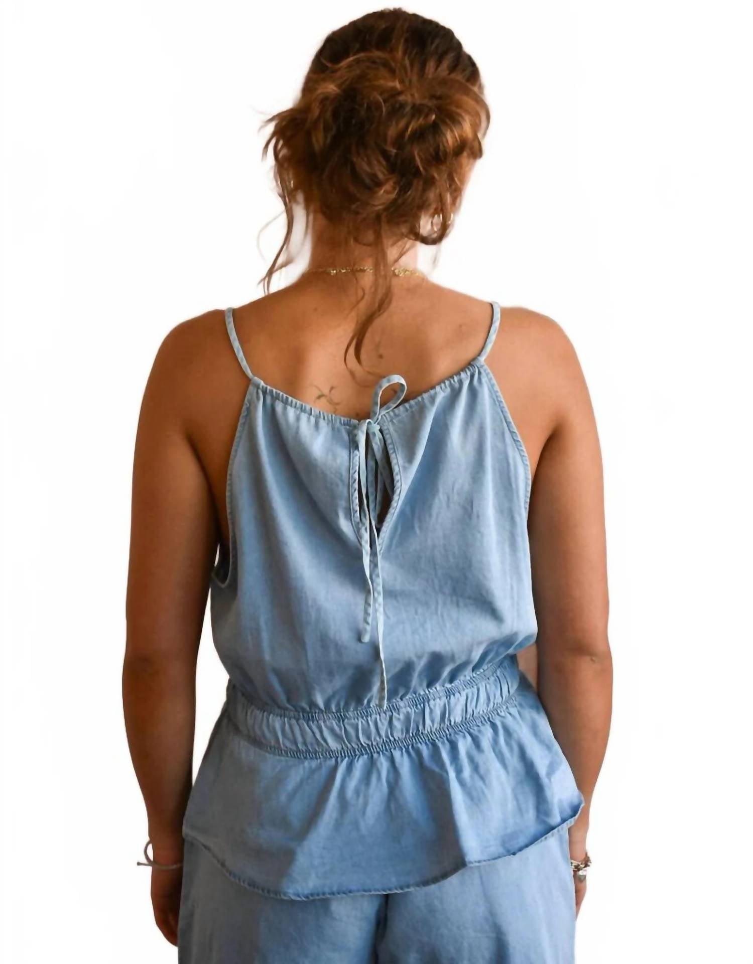 Sadie & Sage - Energize Gathered Elastic Waist Top