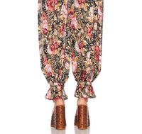 Chloe - FLOWY PLEATED CROPPED TROUSERS