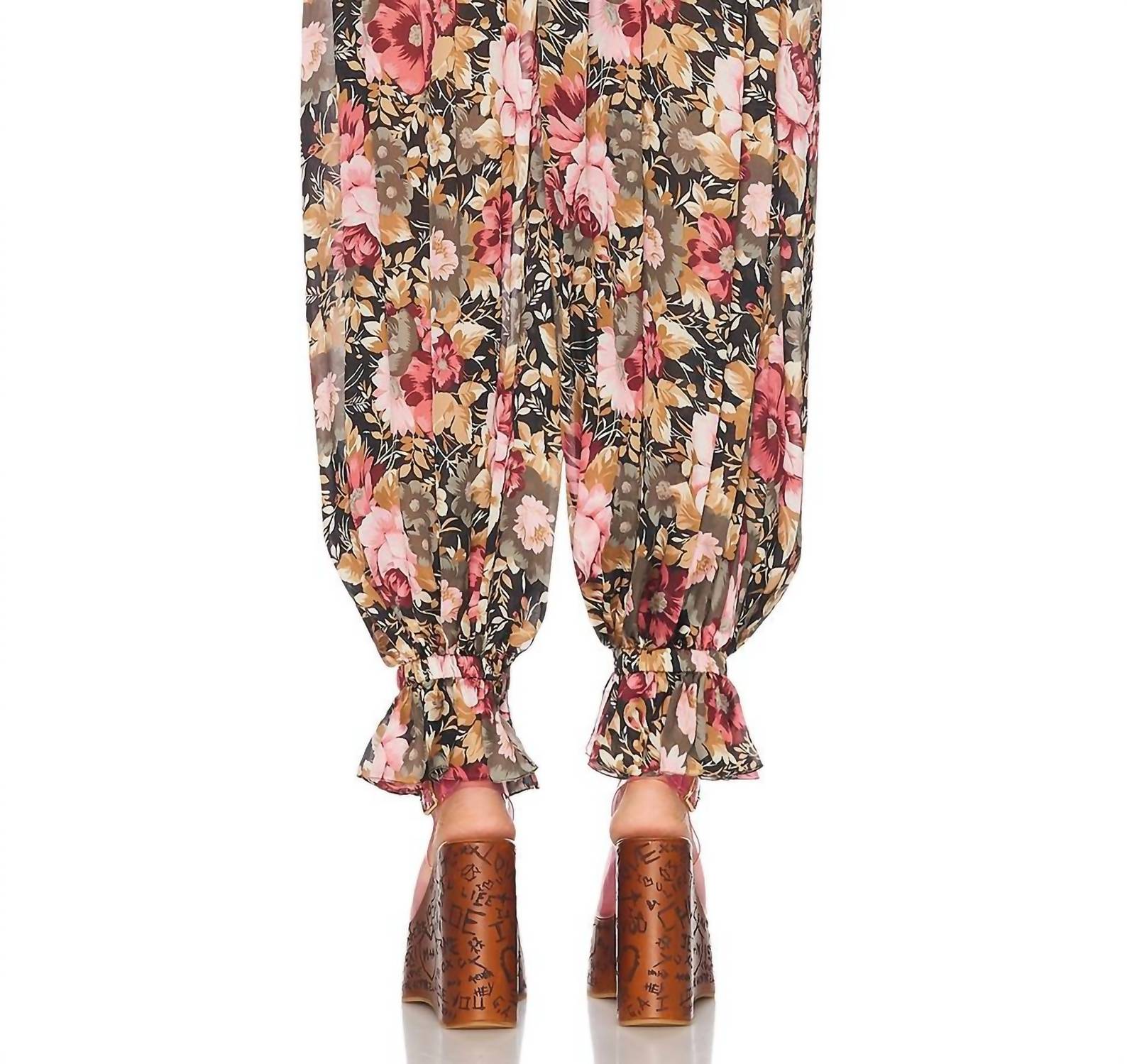 Chloe - FLOWY PLEATED CROPPED TROUSERS