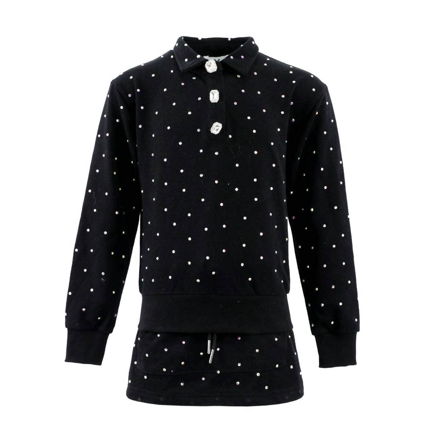 Lola + The Boys Sparkle Skirt Set in black - item - detail view
