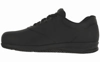 SAS Women's Liberty Non Slip Lace Up Shoe in black 1 - women's shoe - detail view