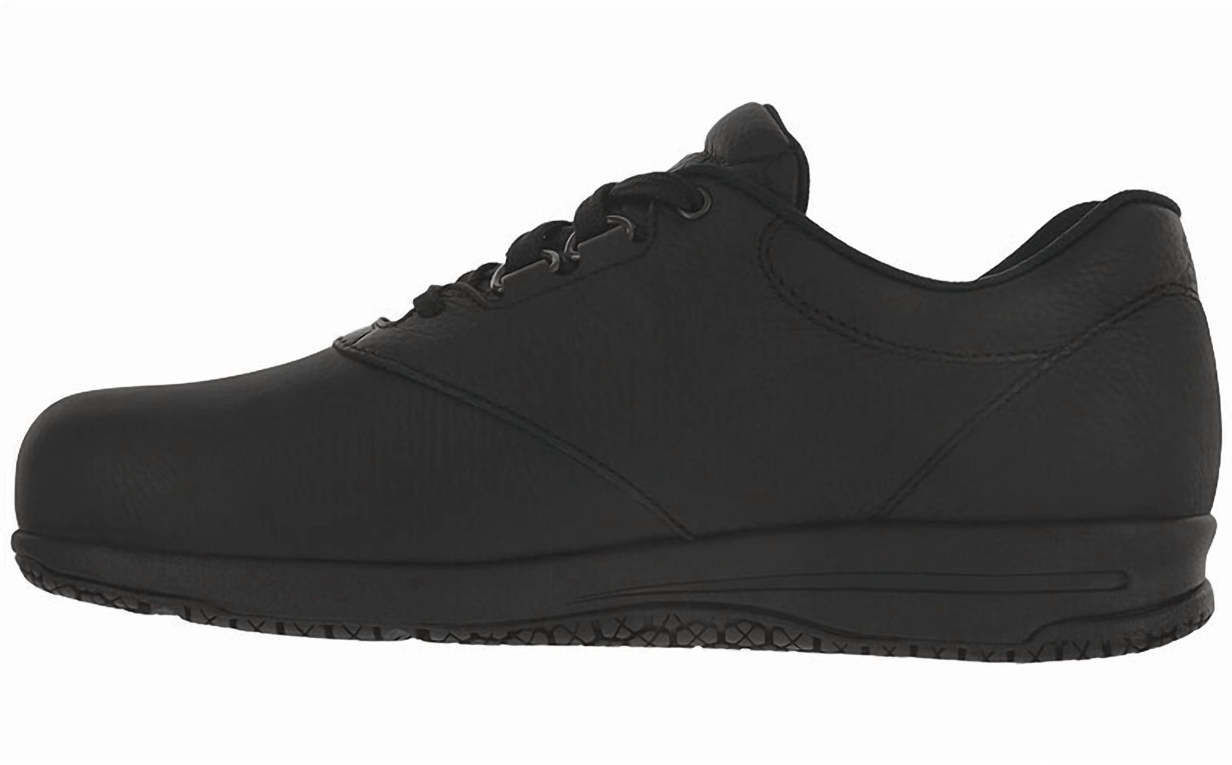 SAS Women's Liberty Non Slip Lace Up Shoe in black 1 - women's shoe - detail view
