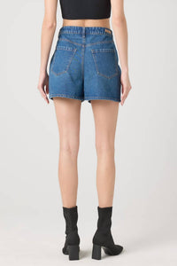 BLANKNYC Reeve High Rise Studded Short in silver dreams - women's shorts - alternate view