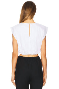 A.L.C. - Billie Sleeveless Cropped Crew Neck T-shirt