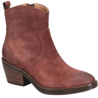 Sofft Women's Shaelynn Western Bootie in porto red - women's shoe