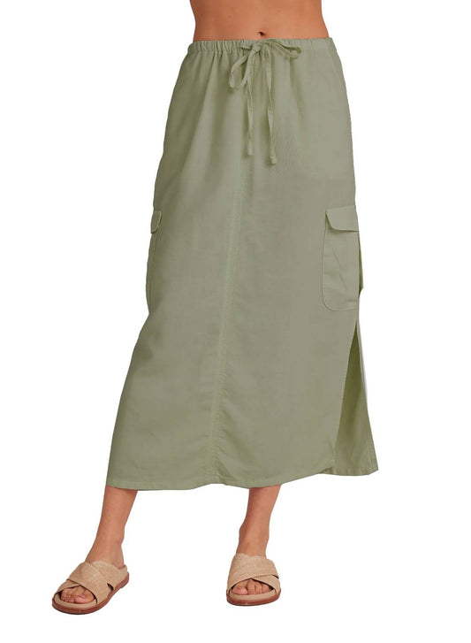 Bella Dahl - GOLDIE POCKET CARGO LONG SKIRT