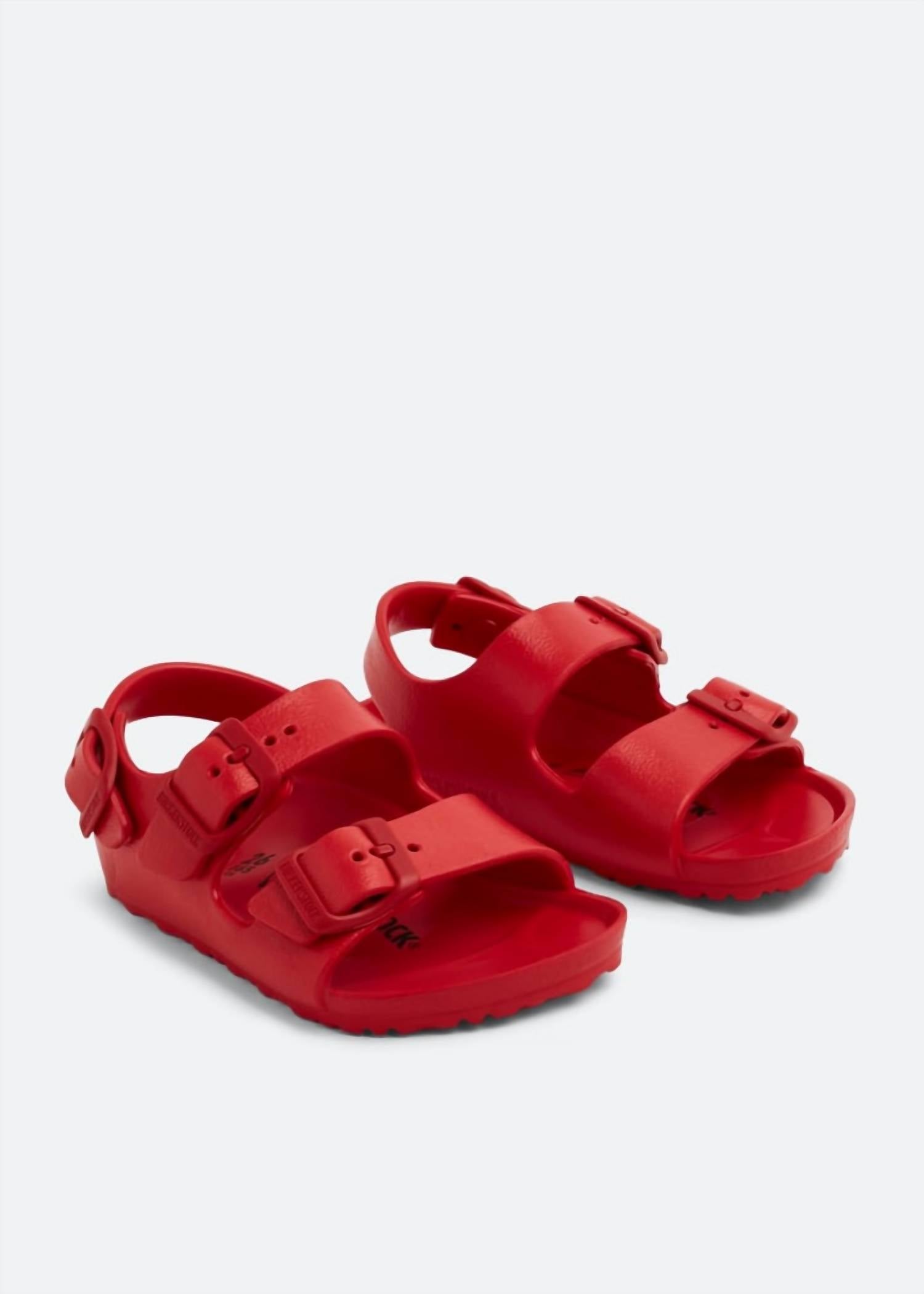 BIRKENSTOCK Kids Milano Eva Dual-strap Sandal in red - kids' sandal