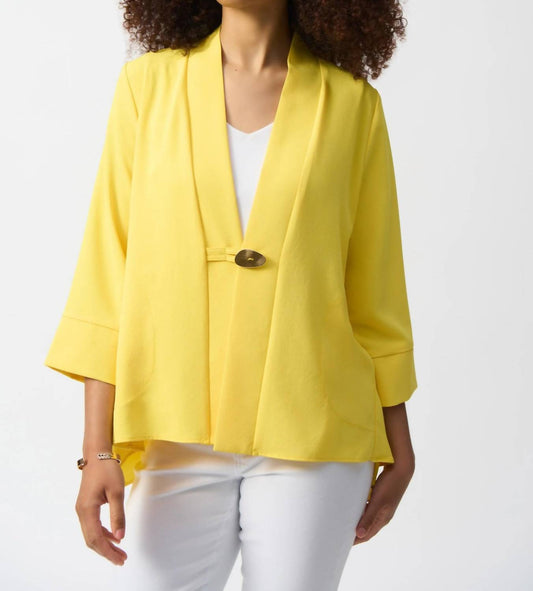 Joseph Ribkoff - Relaxed Textured Trapeze Jacket