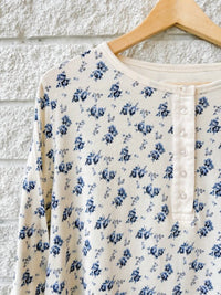 The Great. - Crop Sleep Henley Tee