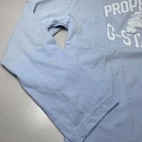 G-Star Men’s Sunfaded Bulldog Long Sleeve T-shirt in blue - men's long sleeve top - view 5