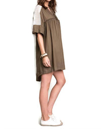 Umgee - Crochet Baby Doll Dress