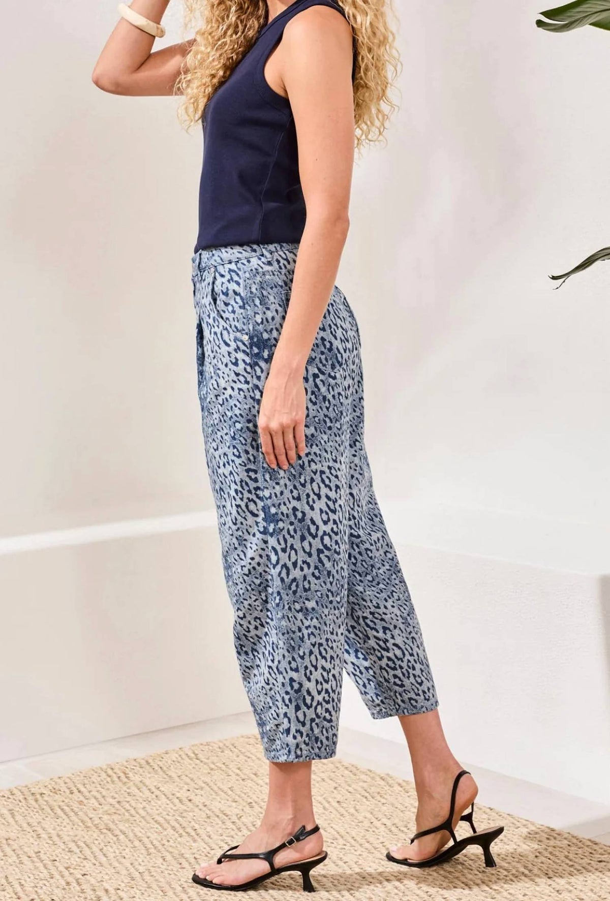 Tribal - Audrey Girlfriend Barrel Leg Jeans