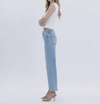 Vervet By Flying Monkey - High Rise Ankle Slim Wide Leg Jeans