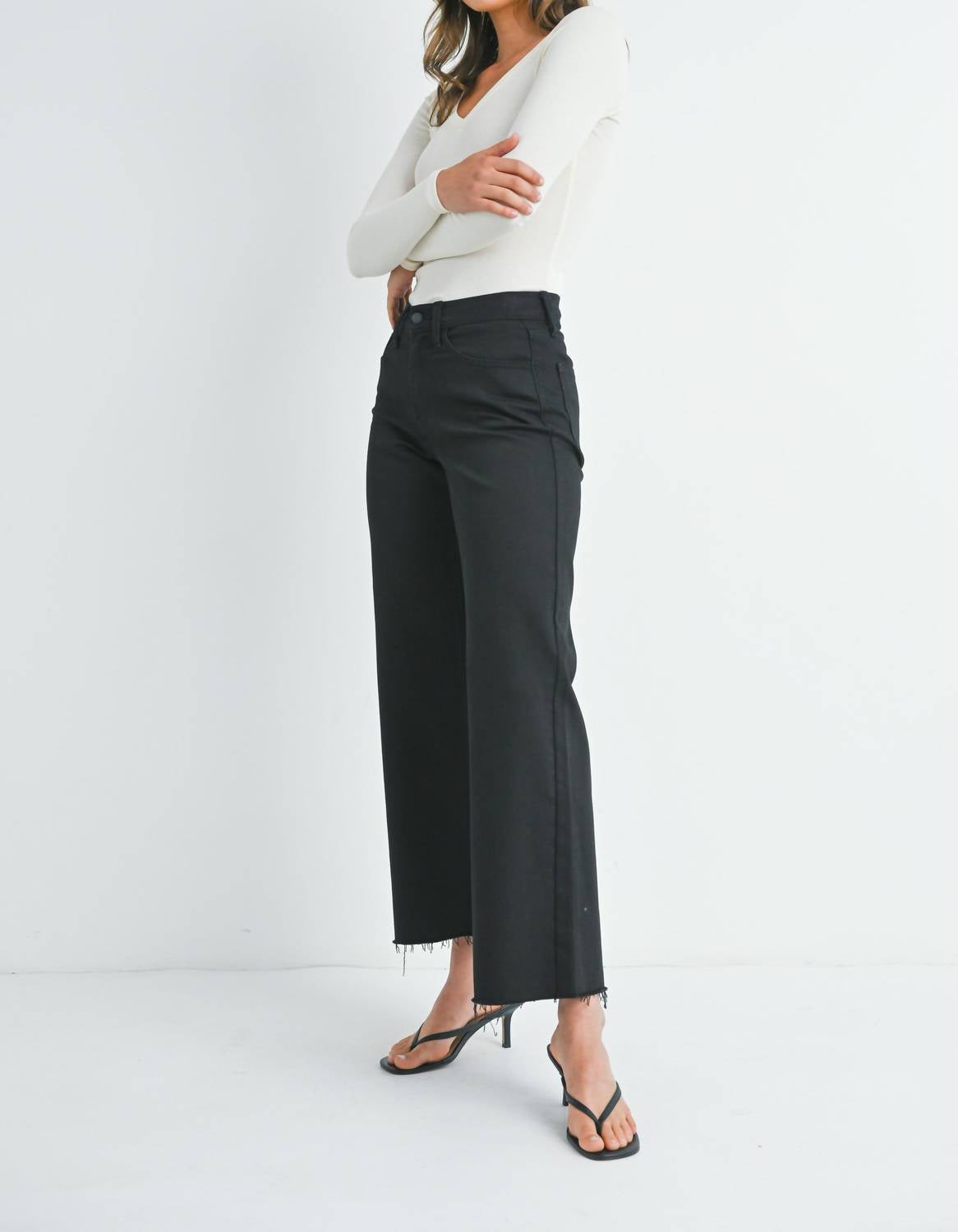 Just Usa - Giselle Slim Wide Leg Denim Jeans