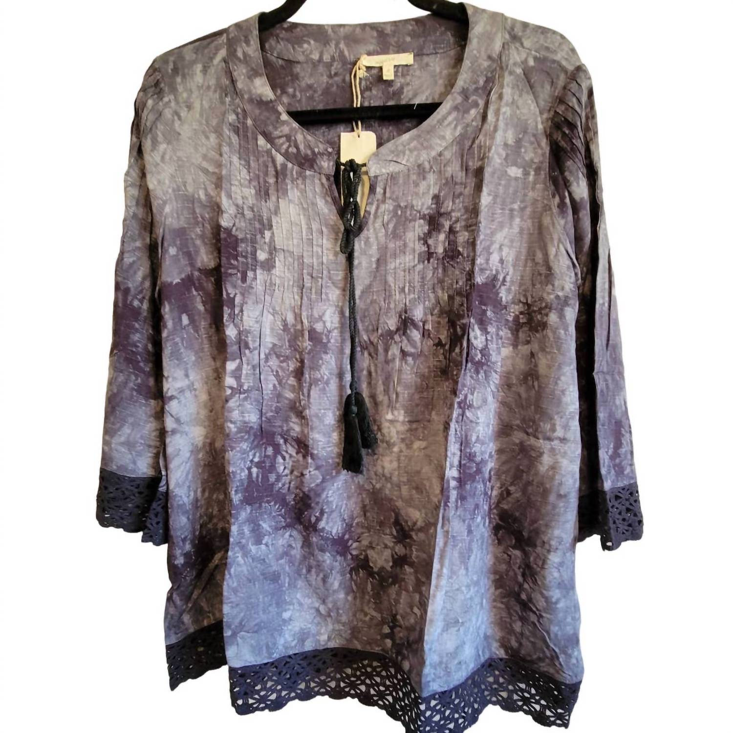 Mystree - Women's Tie Dye Tunic Top