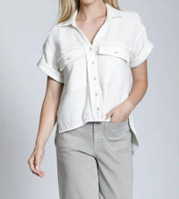 Apny - Breezy Bubble Blouse