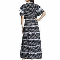 Apny - Ruffle & Tiered Maxi Dress