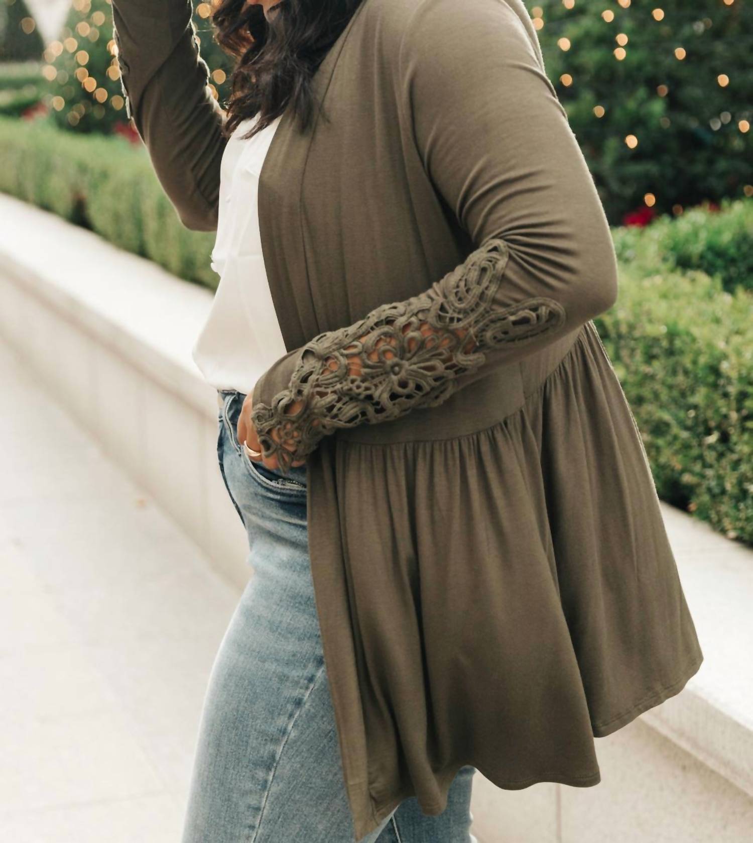 Hailey & Co - Little Bit Of Lace Cardigan