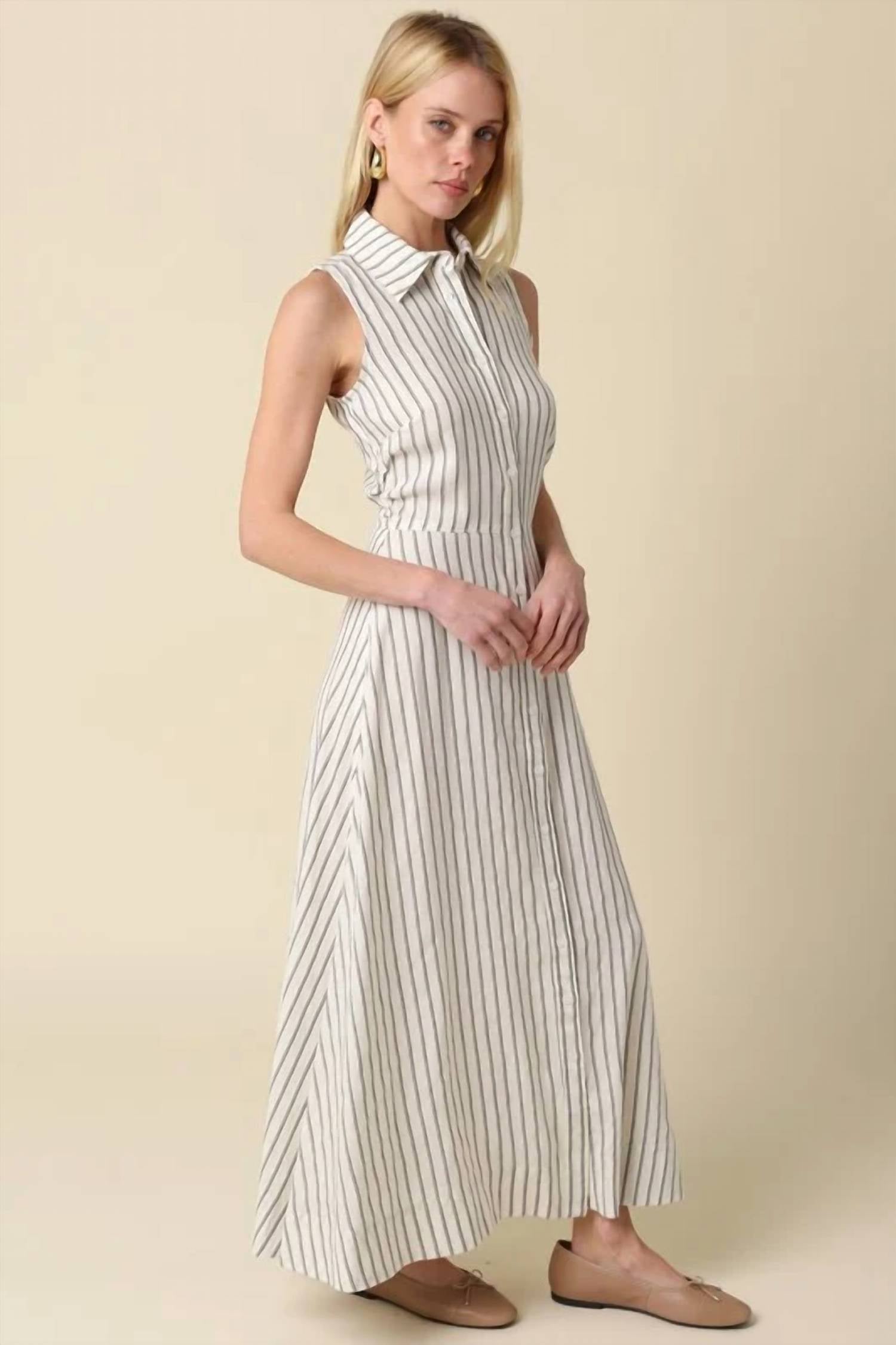 Olivaceous - Libby Midi Dress
