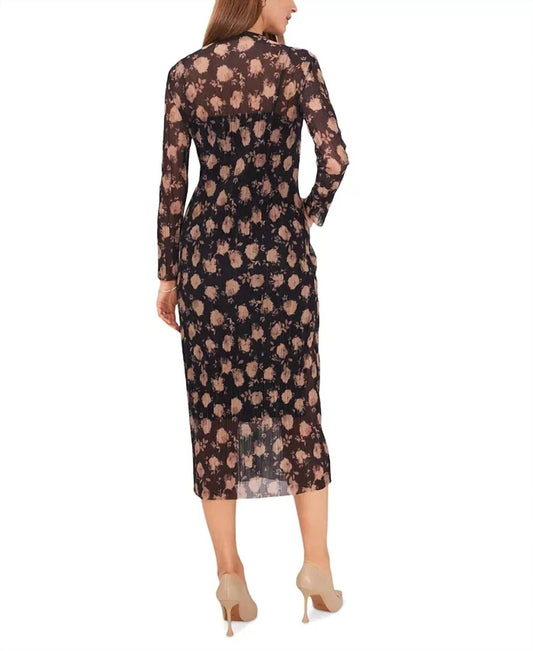 Vince Camuto - Floral Print Midi Dress