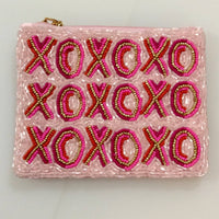 Camel Threads - Women's Hugs And Kisses Beaded Coin Purse